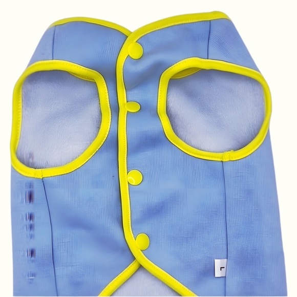 P Pattern Sleeveless Shirt for Pets:Cozy Fleece Fabric Cute & Casual Dogs & Cats - Picture 4 of 6